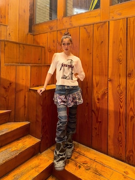 chuneさん（レディース・173cm）の春コーディネート