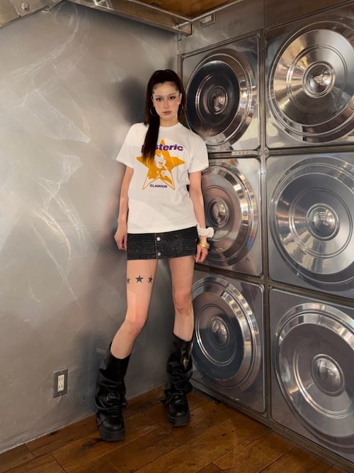 HYSTERIC GLAMOUR（ヒステリックグラマー） デニムスカート スクラッチ