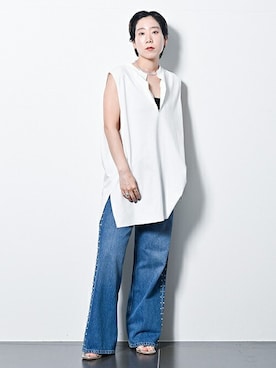 KAJImiさん（レディース・160cm）の夏コーディネート