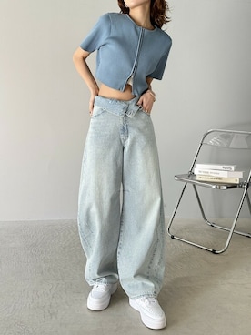 「classicalelf（クラシカルエルフ）のアイテム（パンツ）」を使った、classicalelfクラシカルエルフさん（レディース・163cm）の冬コーディネート