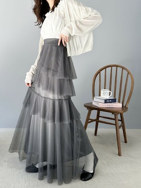 「mily bilet（ミウィビレット）のアイテム」を使った、classicalelfクラシカルエルフさん（レディース・163cm）の冬コーディネート