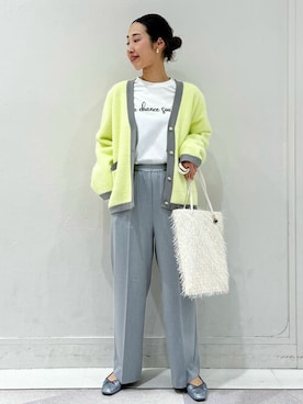 「オペークドットクリップ」｜OPAQUE.CLIPスタッフさん（レディース・167cm）の冬コーディネート