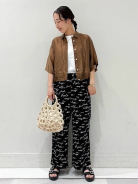 OPAQUE.CLIPスタッフさん（レディース・167cm）の夏コーディネート