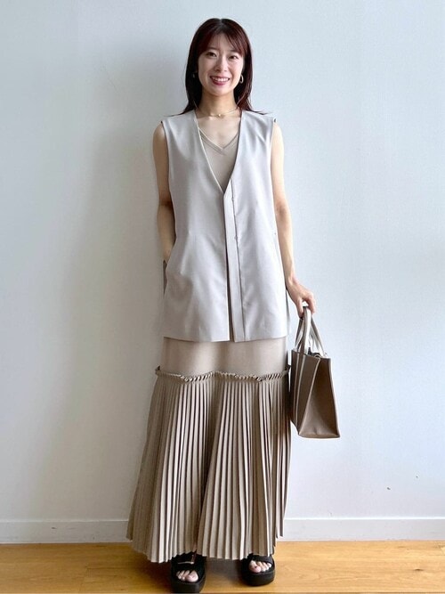 【こなれSETUP/洗える】スラブオックス Vネックジレ JOURNAL STANDARD（ジャーナルスタンダード）の「スラブオックス