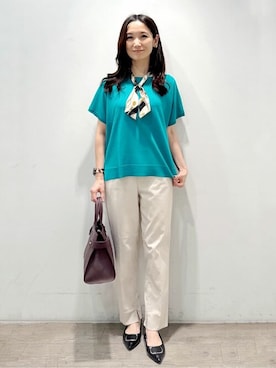 OPAQUE.CLIPスタッフさん（レディース・156cm）の秋コーディネート