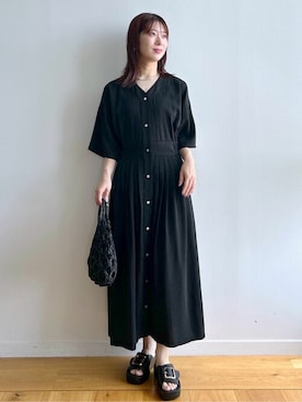 「オペークドットクリップ」｜OPAQUE.CLIPスタッフさん（レディース・158cm）の秋コーディネート