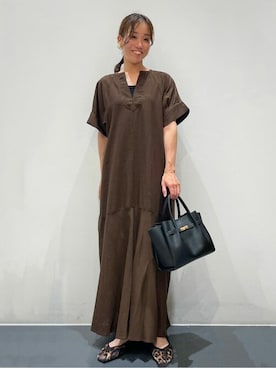 「オペークドットクリップ」｜OPAQUE.CLIPスタッフさん（レディース・158cm）の秋コーディネート