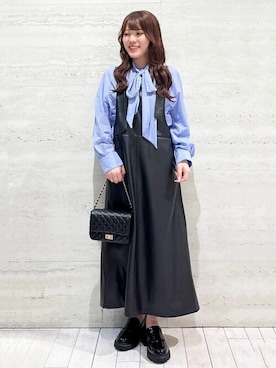 OPAQUE.CLIPスタッフさん（レディース・153cm）の秋コーディネート