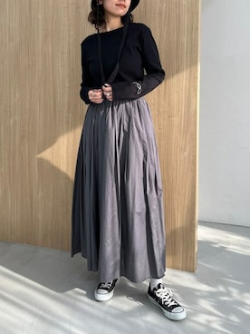 「for/c（フォーシー）のアイテム（トップス）」を使った、for/cさん（レディース・167cm）の春コーディネート