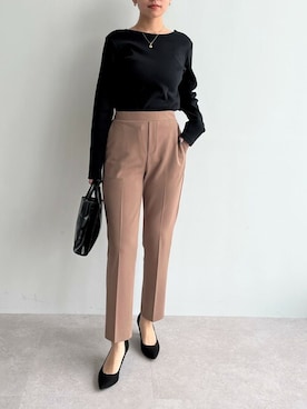 「for/c（フォーシー）のアイテム（パンツ）」を使った、for/cさん（レディース・167cm）の春コーディネート