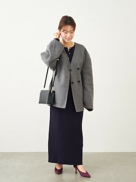 「cache cache（カシュ カシュ）のアイテム」を使った、manaさん（レディース・160cm）の秋コーディネート