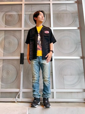 「HYSTERIC GLAMOUR（ヒステリックグラマー）のアイテム」を使った、けんたさん（メンズ・174cm）の夏コーディネート