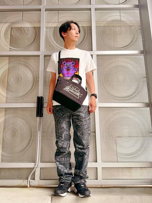 HYSTERIC HEAVENLY MUSIC キャンバス クロス ボディバッグ HYSTERIC GLAMOUR（ヒステリックグラマー）の「HEAVENLY MUSIC