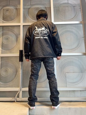 「HYSTERIC GLAMOUR（ヒステリックグラマー）のアイテム（ナイロンジャケット）」を使った、けんたさん（メンズ・174cm）の秋コーディネート