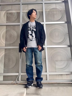 「ラフコーデ」｜「アイテム（その他アウター）」を使った、けんたさん（メンズ・174cm）の冬コーディネート