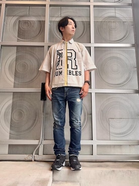 「シャツ 」｜けんたさん（メンズ・174cm）の夏コーディネート