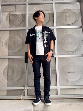 「シャツ 」｜けんたさん（メンズ・174cm）の夏コーディネート