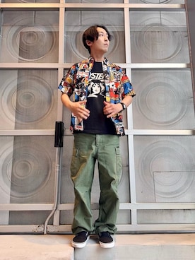 「シャツ 」｜けんたさん（メンズ・174cm）の夏コーディネート