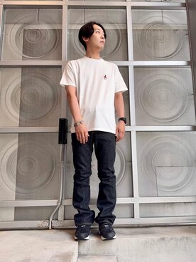 「HYSTERIC GLAMOUR（ヒステリックグラマー）のアイテム（ブレスレット）」を使った、けんたさん（メンズ・174cm）の夏コーディネート