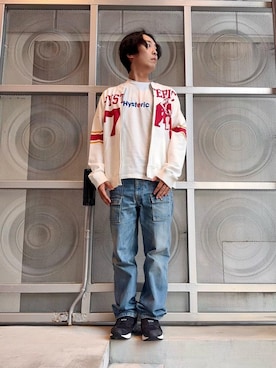 「アイテム（その他アウター）」を使った、けんたさん（メンズ・174cm）の夏コーディネート