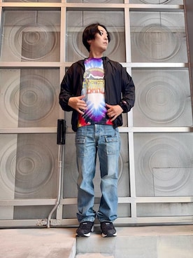「アイテム（ブルゾン）」を使った、けんたさん（メンズ・174cm）の夏コーディネート
