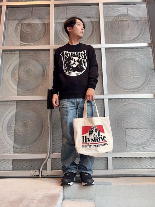 HYSTERIC GLAMOUR ENDLESS ROCK編込 セーター ENDLESS ROCK編込 セーター|HYSTERIC GLAMOUR MEN | HYSTERIC