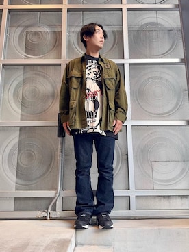 「アイテム（ワンピース）」を使った、けんたさん（メンズ・174cm）の秋コーディネート