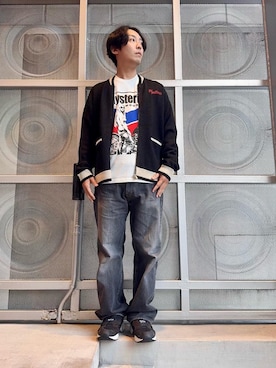 「アイテム（その他アウター）」を使った、けんたさん（メンズ・174cm）の秋コーディネート