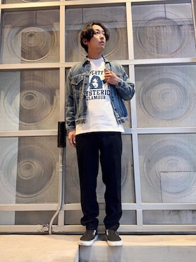 「HYSTERIC GLAMOUR（ヒステリックグラマー）のアイテム」を使った、けんたさん（メンズ・174cm）の秋コーディネート