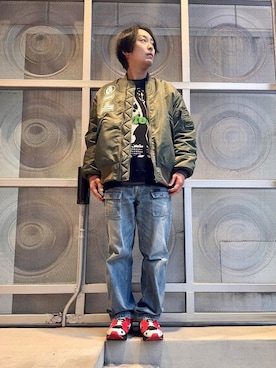 「HYSTERIC GLAMOUR（ヒステリックグラマー）のアイテム」を使った、けんたさん（メンズ・174cm）の秋コーディネート