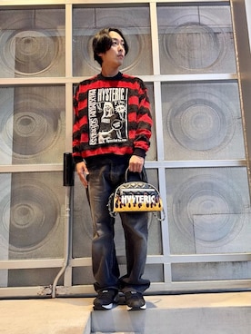 「アイテム（ボストンバッグ）」を使った、けんたさん（メンズ・174cm）の秋コーディネート