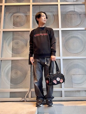 「アイテム（キーホルダー）」を使った、けんたさん（メンズ・174cm）の冬コーディネート