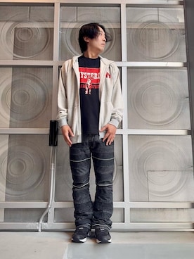 「ヒステリックグラマー」｜けんたさん（メンズ・174cm）の春コーディネート