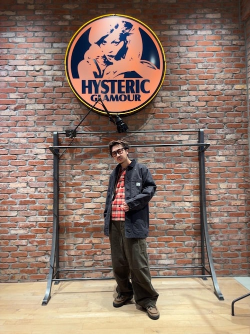 HYSTERIC GLAMOUR フード付きカバーオール HYSTERIC GLAMOUR フード付きカバーオール JAPAN