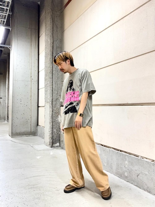 ワイドデニムパンツ