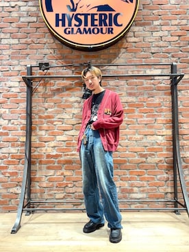 「アイテム（カーディガン/ボレロ）」を使った、HOSHIさん（メンズ・169cm）の夏コーディネート