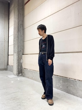 「アイテム（キャミソール）」を使った、HOSHIさん（メンズ・169cm）の夏コーディネート