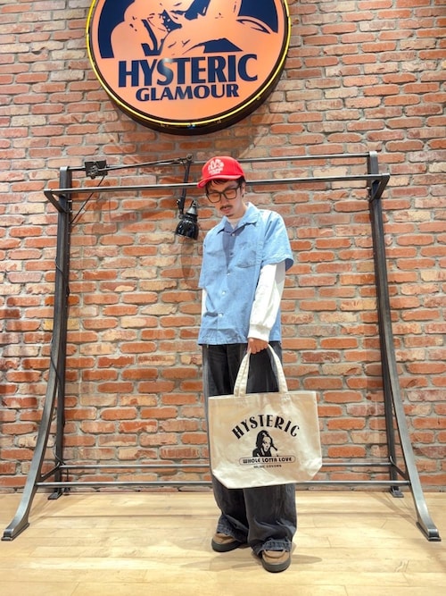 ヒステリックグラマー デニム デッキパンツ ストレート M 綿 麻 HG STYLING | HYSTERIC GLAMOUR ONLINE STORE ヒステリックグラマー