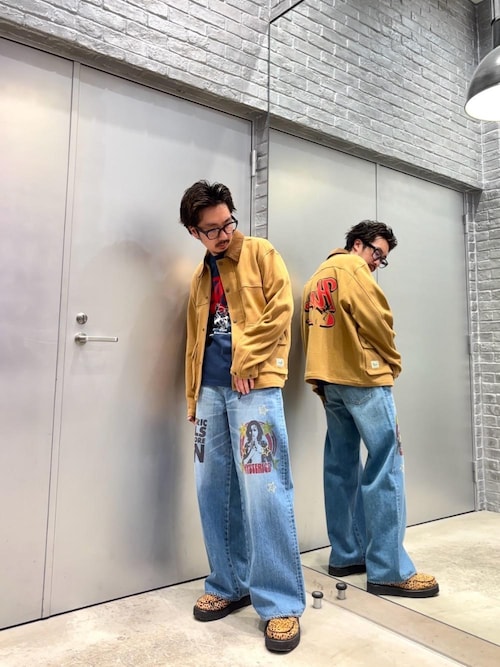 美品 ヒステリックグラマー WOMAN BANANA オーバーサイズ【G】. WOMAN BANANA ワイドデニムパンツ|HYSTERIC GLAMOUR WOMEN