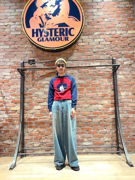 「HYSTERIC GLAMOUR（ヒステリックグラマー）のアイテム」を使った、HOSHIさん（メンズ・169cm）の秋コーディネート