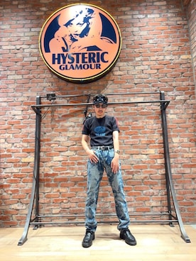 「HYSTERIC GLAMOUR（ヒステリックグラマー）のアイテム」を使った、HOSHIさん（メンズ・169cm）の秋コーディネート