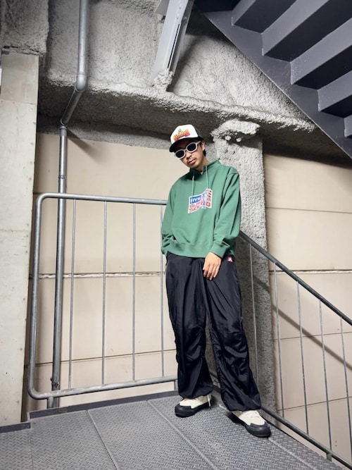 BAD ASS FIRE LOGO メッシュキャップ（キャップ）｜HYSTERIC GLAMOUR