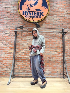 「アイテム（ワンピース）」を使った、HOSHIさん（メンズ・169cm）の秋コーディネート
