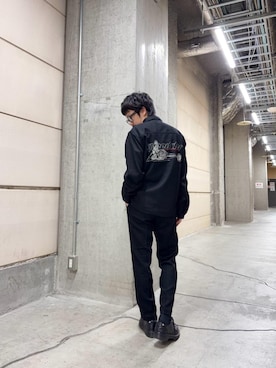 「HYSTERIC GLAMOUR（ヒステリックグラマー）のアイテム（シャツ/ブラウス）」を使った、HOSHIさん（メンズ・169cm）の秋コーディネート