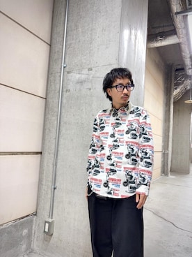 「HYSTERIC GLAMOUR（ヒステリックグラマー）のアイテム（シャツ/ブラウス）」を使った、HOSHIさん（メンズ・169cm）の秋コーディネート