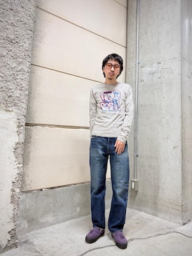 「HYSTERIC GLAMOUR（ヒステリックグラマー）のアイテム」を使った、HOSHIさん（メンズ・169cm）の秋コーディネート