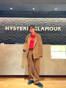 「アイテム（スタジャン）」を使った、HOSHIさん（メンズ・169cm）の冬コーディネート