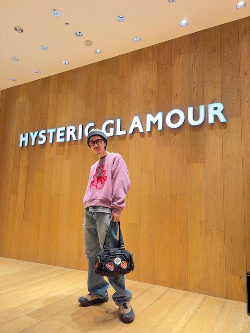 ばななHYS BEAR刺繍オーバーサイズスウェットHYSTERIC FIRE BEAR刺繍 オーバーサイズスウェット|HYSTERIC GLAMOUR WOMEN