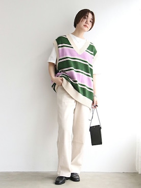 おかださん（レディース・164cm）の春コーディネート