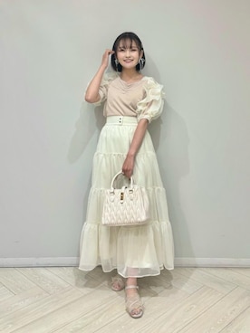 「ブルべ夏」｜AYAさん（レディース・160cm）の春コーディネート